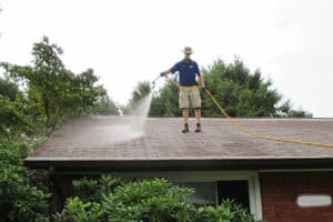 Roof cleaning by Complete Power Wash in Hagerstown MD