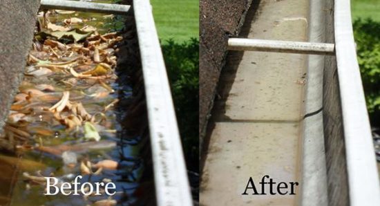Gutter Cleaning in Hagerstown, MD by the pressure washing experts at Complete Power Wash