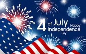 4th of July is Independence Day and America's birthday