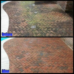Pool deck cleaning by Complete Power Wash pressure washing company in Hagerstown, MD