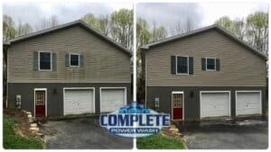 Pressure washing house cleaning by Complete Power Washing in Hagerstown, MD