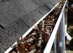 dirty gutters to be cleaned by Complete Power Wash in Hagerstown, MD